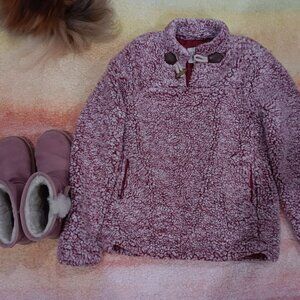 Girls Pink Koolaburra by UGG & sweater bundle